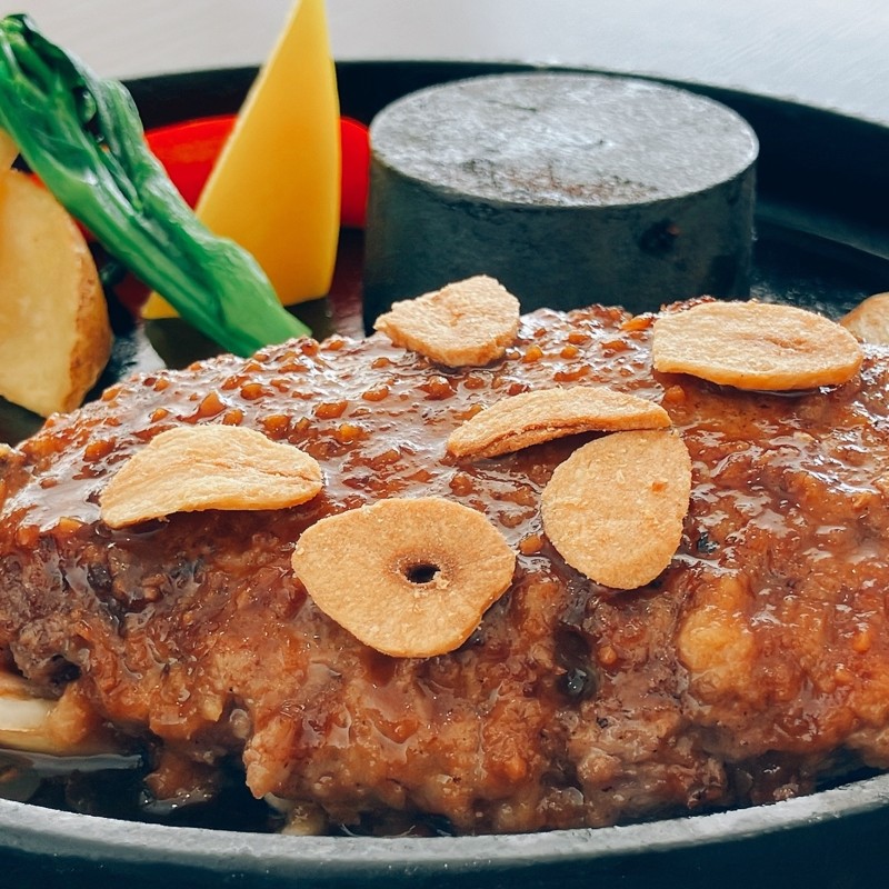 ローストガーリックハンバーグ