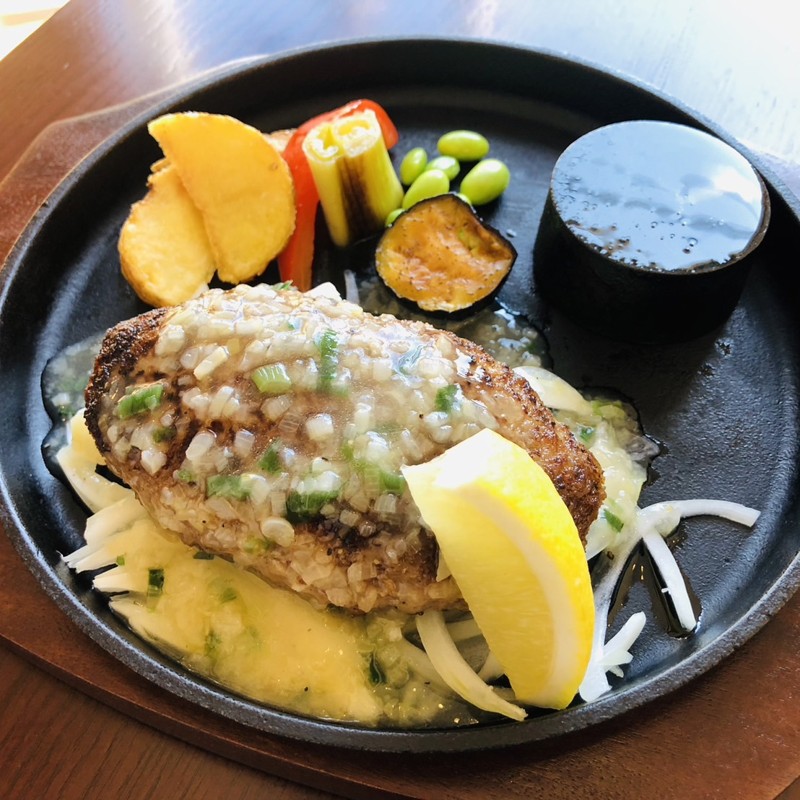 塩ねぎレモンハンバーグ